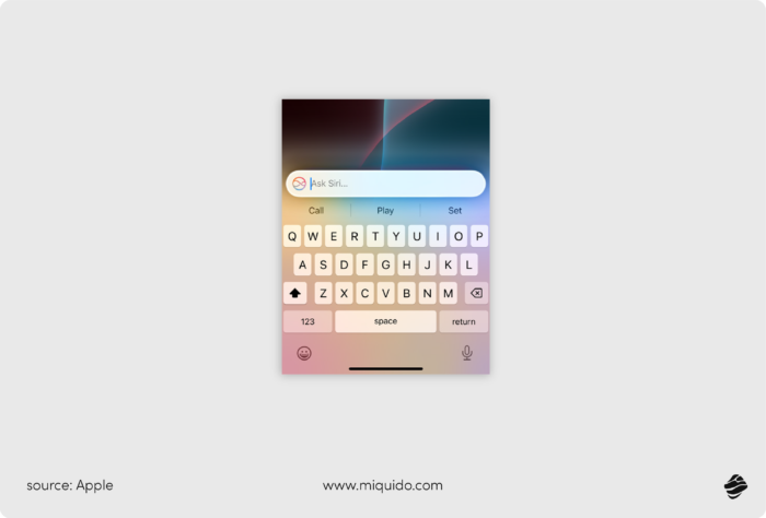 ai in mobile apps Siri apple mobile