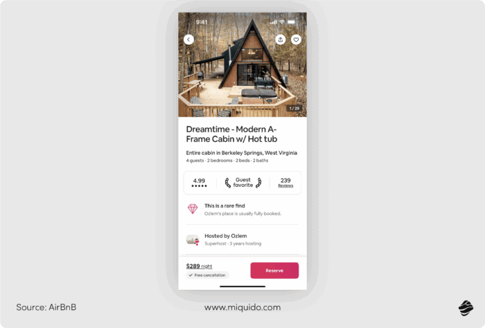 29 top ecommerce app features you need to know airbnb