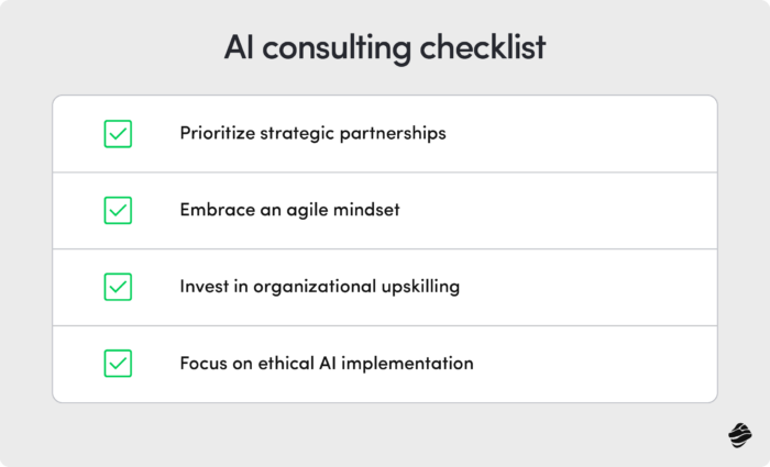 AI Consulting best practices checklist