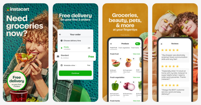 Top food delivery apps in 2024: Instacart
