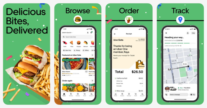 Top food delivery apps in 2024: Uber Eats