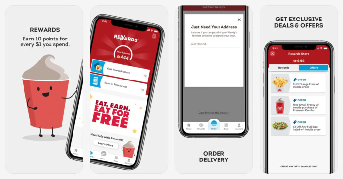 Top food delivery apps in 2024: Wendy's
