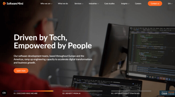 software mind homepage