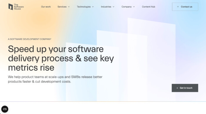 the software house homepage