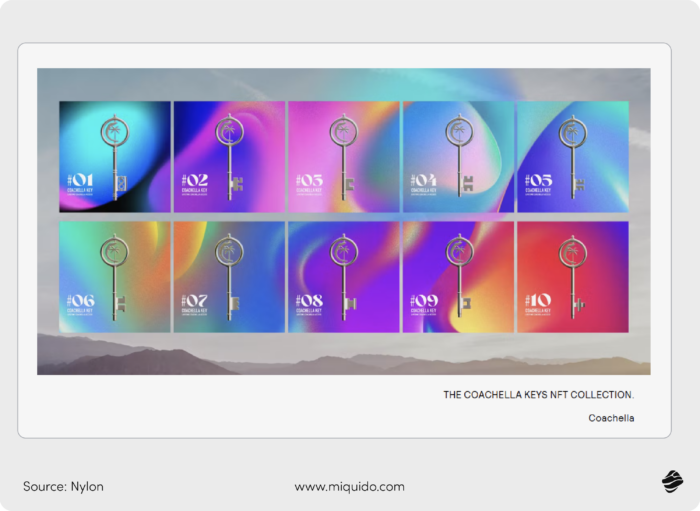 fintech and music industry blockchain coachella lifetime tickets nylon@4x