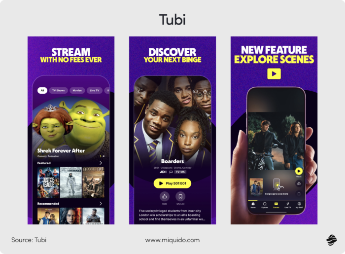 10 most popular entertainment mobile apps in 2025 Tubi