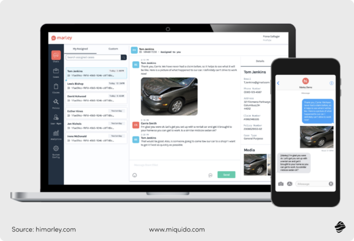 ai in claims processing top use cases Hi Marley conversational reporting