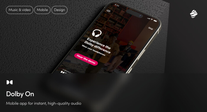 dolby on top mobile entertainment apps 2025