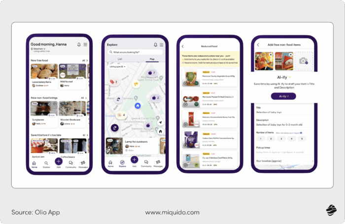 olio app@4x foodtech app challenges