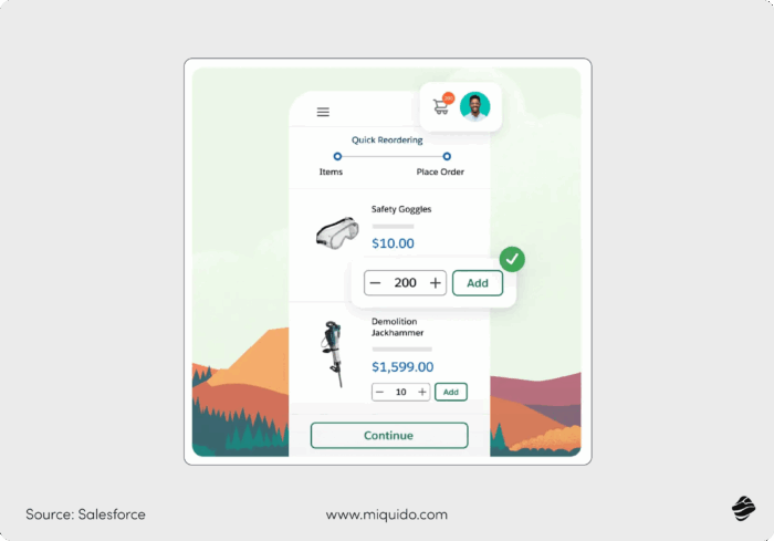 salesforce@4x reordering system